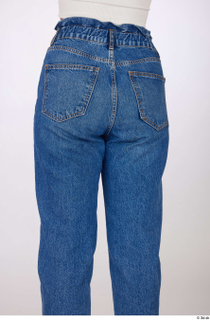 Suleika casual dressed high waist loose jeans thigh 0005.jpg